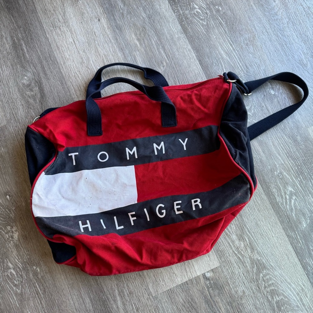 Tommy Hilfiger Red and blue Men's Bag